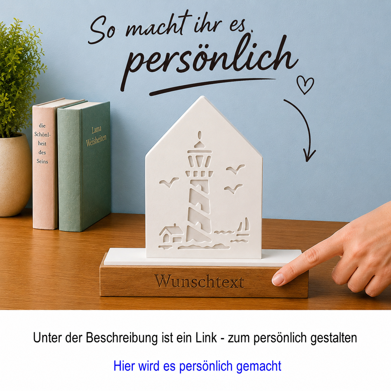 Kleine Hafenhäuschen für Zuhause