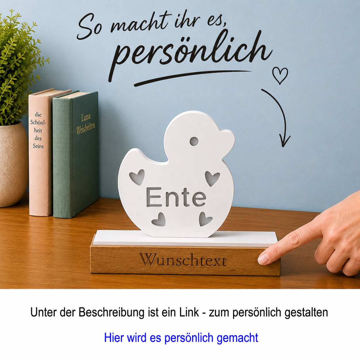 Kleine See Enten – Deko oder als Geschenk schwimmen sie in dein Herz