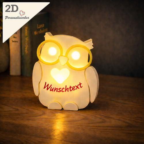 Eule "Einherzchen"  - Persönlichkeit nicht nur als Geschenk