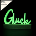 "Glück" - halte es fest und lass es leuchten