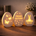 Ostereier "Dreierlei"