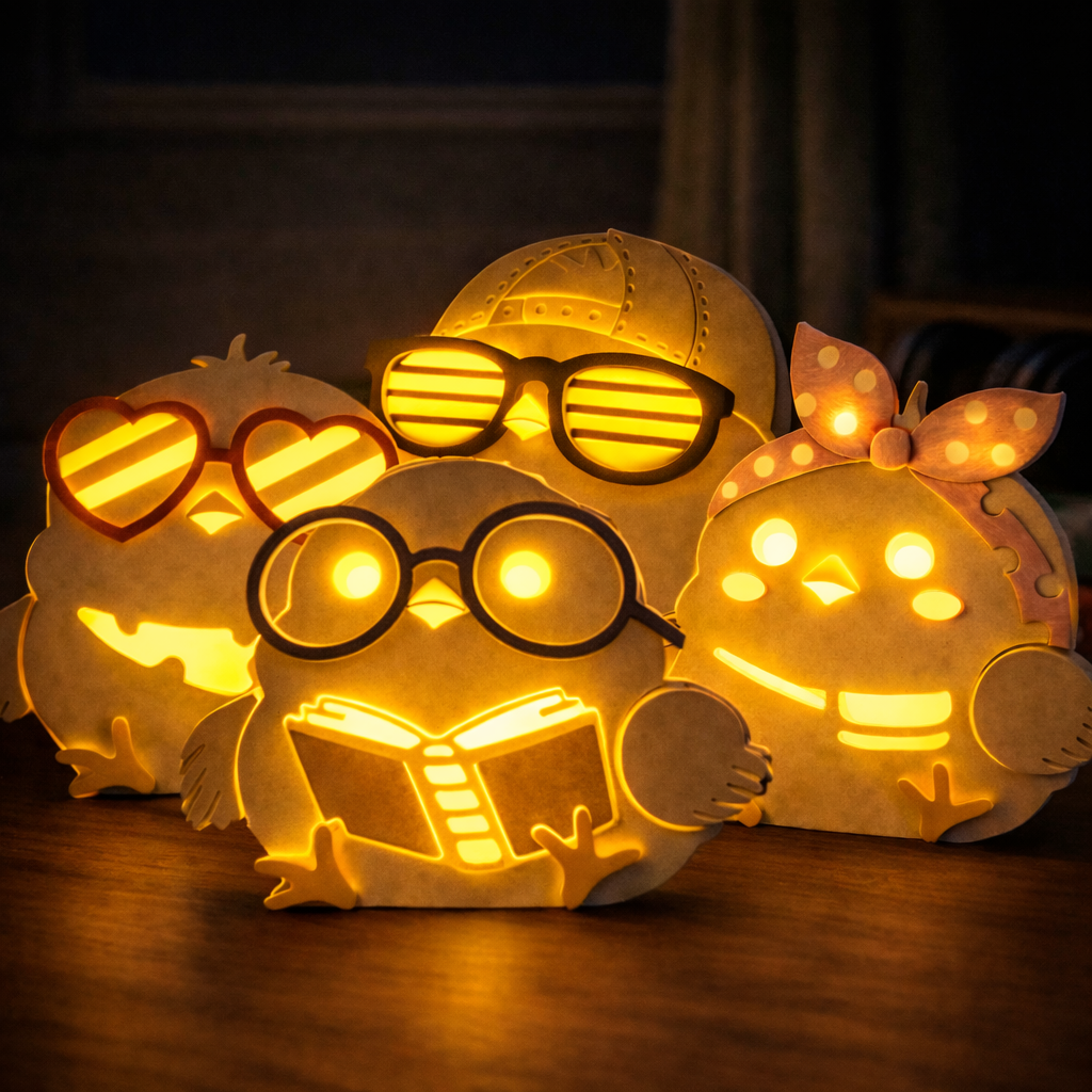 Die Eulen Küken Gang - Lotti, Benni, Emil & Mila